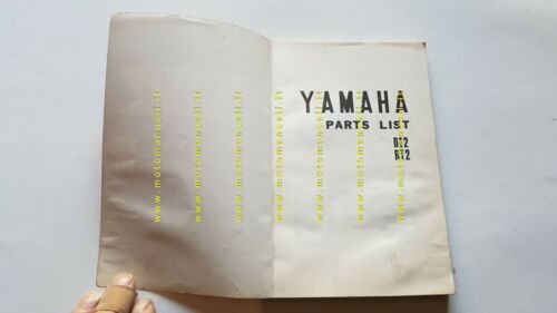 Yamaha DT 2 - RT 2 1971 catalogo ricambi originale …