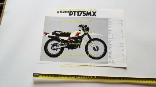 Yamaha DT 250 - 175 MX 1981 depliant DEUTSCH FRENCH …