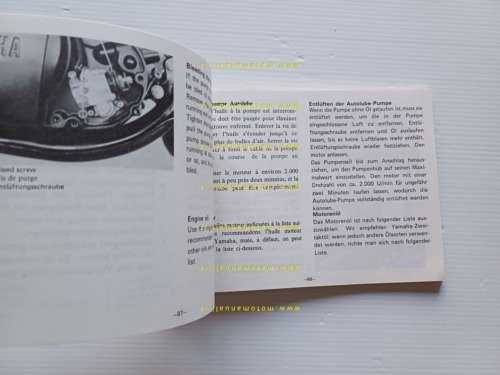Yamaha DT 250 - DT 400 (E) 1M1 1977 manuale …