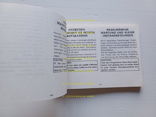 Yamaha DT 250 - DT 400 (E) 1M1 1977 manuale …