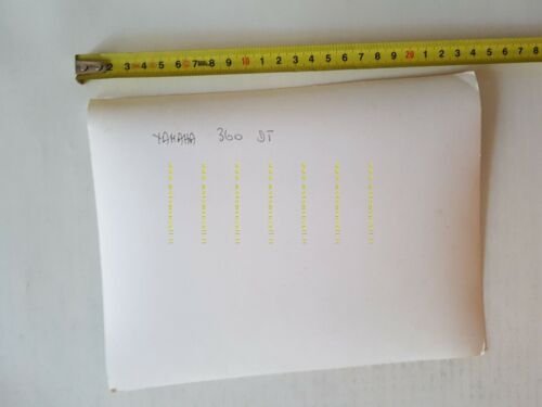 Yamaha DT 360 1973 foto cartella stampa originale press photo …