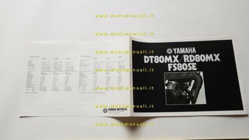 Yamaha DT \ RD 80 MX - FS 80 SE …