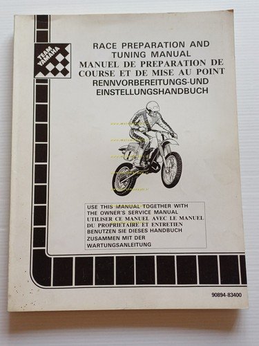 Yamaha elaborazione-messa punto moto cross YZ-IT 1984 manuale officina originale