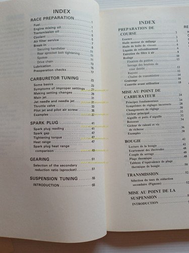 Yamaha elaborazione-messa punto moto cross YZ-IT 1984 manuale officina originale