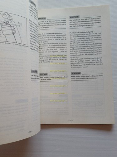 Yamaha elaborazione-messa punto moto cross YZ-IT 1984 manuale officina originale