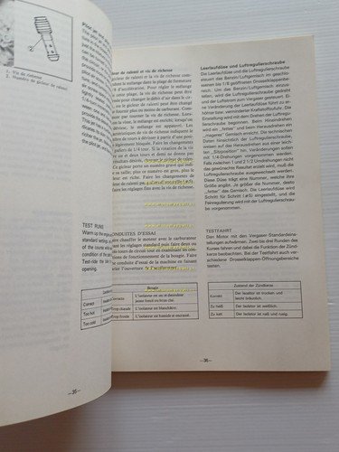 Yamaha elaborazione-messa punto moto cross YZ-IT 1984 manuale officina originale