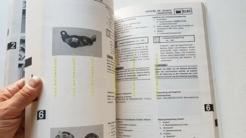 Yamaha FJ 1100 1984 manuale officina INGLESE originale workshop manual