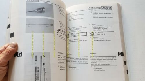 Yamaha FJ 1100 1984 manuale officina INGLESE originale workshop manual