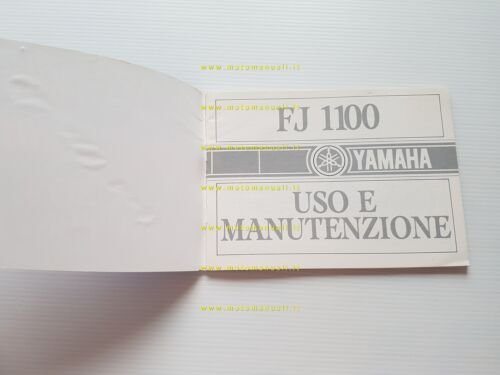Yamaha FJ 1100 1984 manuale uso manutenzione libretto originale italiano