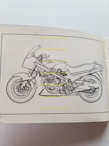 Yamaha FJ 1100 1984 manuale uso manutenzione libretto originale italiano