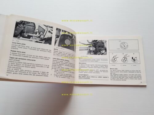 Yamaha FJ 1100 1984 manuale uso manutenzione libretto originale italiano