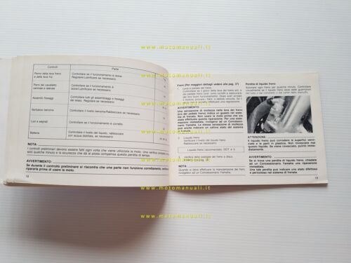 Yamaha FJ 1100 1984 manuale uso manutenzione libretto originale italiano