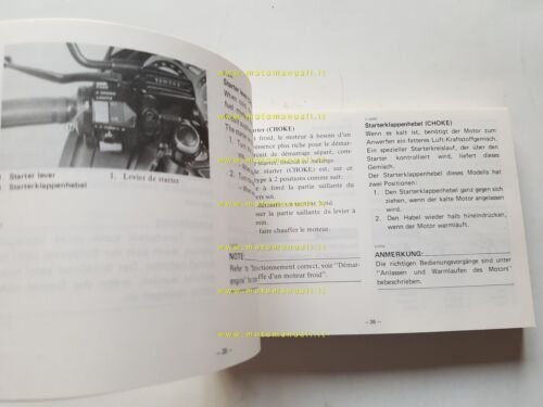 Yamaha FJ 1100 36Y 1983-84 manuale uso manutenzione originale