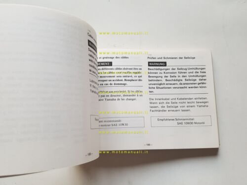 Yamaha FJ 1100 36Y 1983-84 manuale uso manutenzione originale