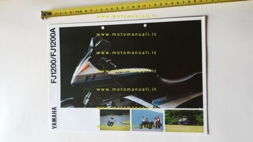 Yamaha FJ 1200 - 1200 A 1992 depliant MOTO originale …