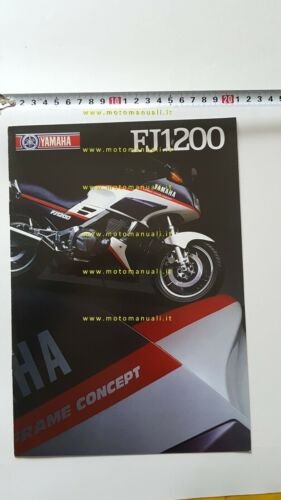 Yamaha FJ 1200 1986 depliant moto originale ITALIANO motorcycle brochure