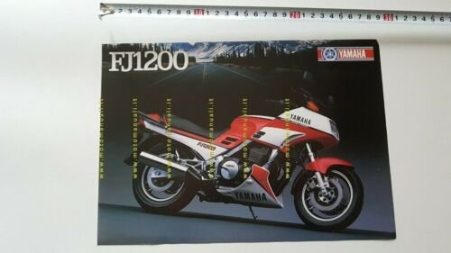 Yamaha FJ 1200 1986 depliant moto originale ITALIANO motorcycle brochure