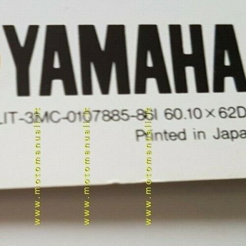 Yamaha FJ 1200 1986 depliant moto originale ITALIANO motorcycle brochure