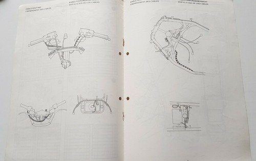 Yamaha FJ 1200 1986 manuale assemblaggio officina originale no riparazione