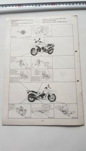 Yamaha FJ 1200 1986 manuale assemblaggio officina originale no riparazione