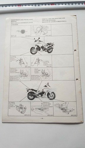 Yamaha FJ 1200 1986 manuale assemblaggio officina originale no riparazione