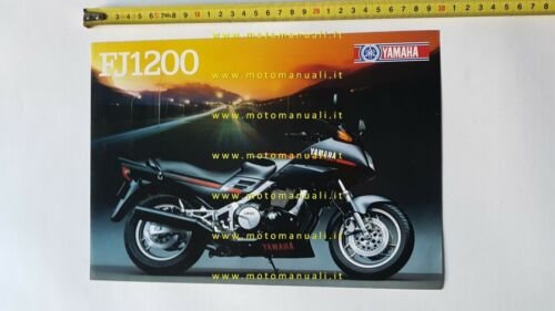 Yamaha FJ 1200 1987 depliant originale moto ITALIANO brochure