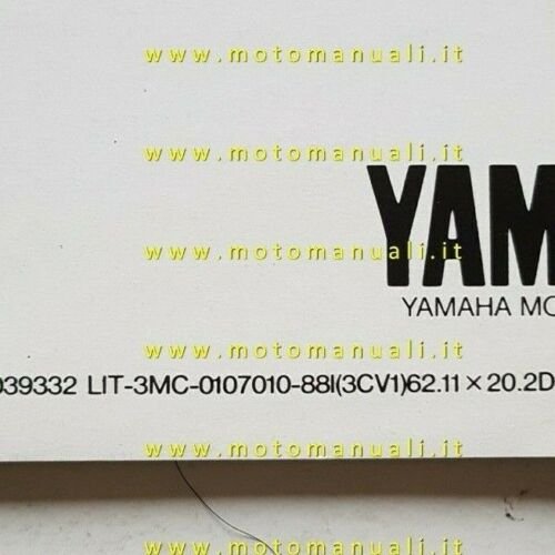 Yamaha FJ 1200 1988 depliant MOTO originale brochure ITALIANO