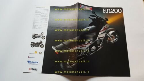 Yamaha FJ 1200 1988 depliant originale moto ITALIANO brochure
