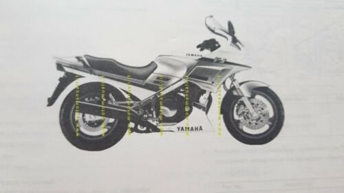 Yamaha FJ 1200 1990 catalogo ricambi originale spare parts catalogue