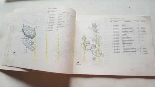 Yamaha FJ 1200 1990 catalogo ricambi originale spare parts catalogue