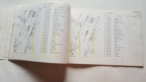 Yamaha FJ 1200 1990 catalogo ricambi originale spare parts catalogue