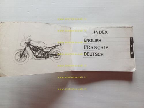 Yamaha FJ 1200 1TX 1985 manuale uso manutenzione originale inglese …