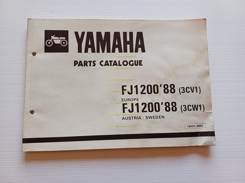 Yamaha FJ 1200 3CV1- 3CW1 1988 catalogo ricambi originale spare …