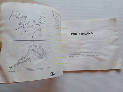 Yamaha FJ 1200 3CV1- 3CW1 1988 catalogo ricambi originale spare …