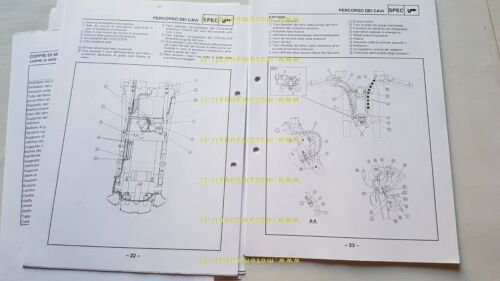 Yamaha FJR 1300-A 2003-4 Service Information manuale officina italiano originale