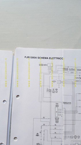 Yamaha FJR 1300-A 2003-4 Service Information manuale officina italiano originale