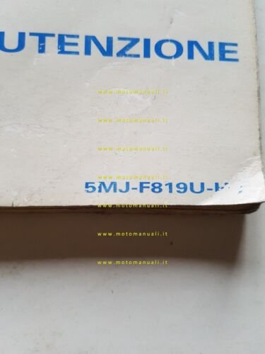 Yamaha Flame XC 125 F 2000 manuale uso manutenzione originale …