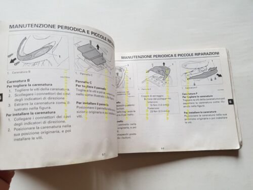 Yamaha Flame XC 125 F 2000 manuale uso manutenzione originale …