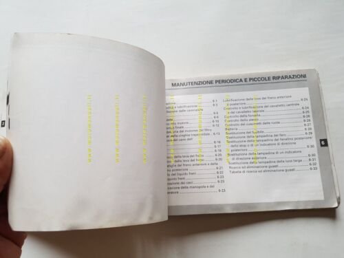 Yamaha Flame XC 125 F 2000 manuale uso manutenzione originale …