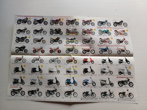 Yamaha Full Line up produzione moto 1990-91 depliant GIAPPONESE originale
