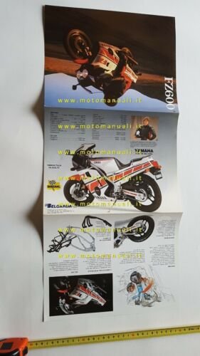 Yamaha FZ 600 1987 depliant MOTO italiano originale brochure