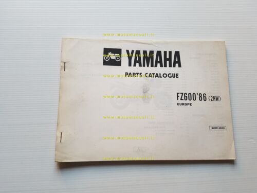 Yamaha FZ 600 2HW 1986 catalogo ricambi originale spare parts …