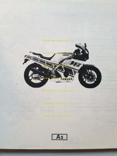 Yamaha FZ 600 2HW 1986 catalogo ricambi originale spare parts …