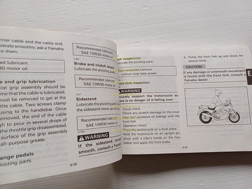 Yamaha FZ 750 - FZ 750 A 3KS 1989-90 manuale …