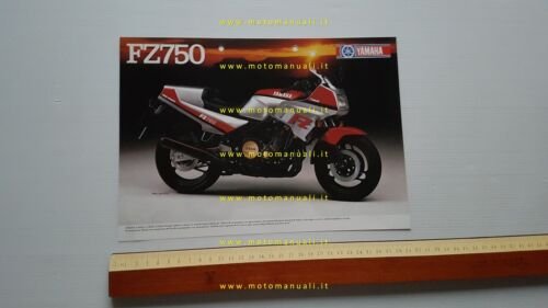 Yamaha FZ 750 1985 depliant originale ITALIANO