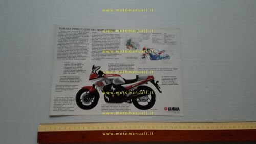 Yamaha FZ 750 1985 depliant originale ITALIANO