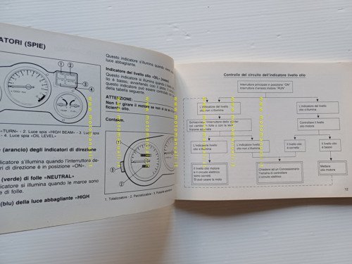 Yamaha FZ 750 1985 manuale uso manutenzione libretto ITALIANO originale