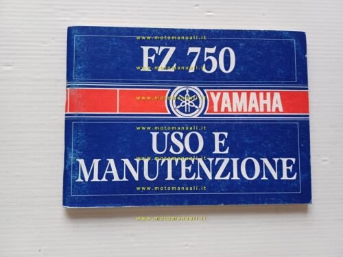 Yamaha FZ 750 1985 manuale uso manutenzione libretto ITALIANO originale
