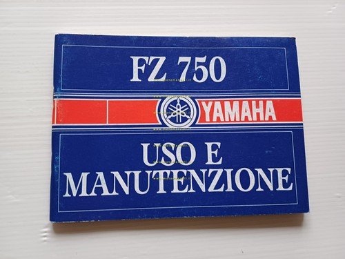 Yamaha FZ 750 1985 manuale uso manutenzione libretto ITALIANO originale