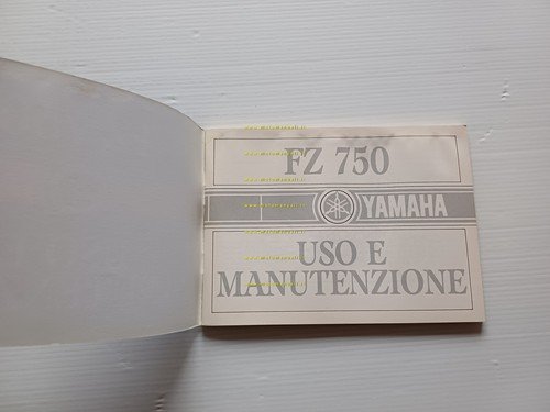 Yamaha FZ 750 1985 manuale uso manutenzione libretto ITALIANO originale